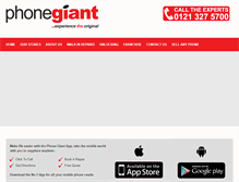 Tablet Screenshot of phone-giant.com